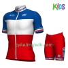 Cykeltøj + Cykelshorts Børn 2017 FDJ Frankrig Mesterskaber